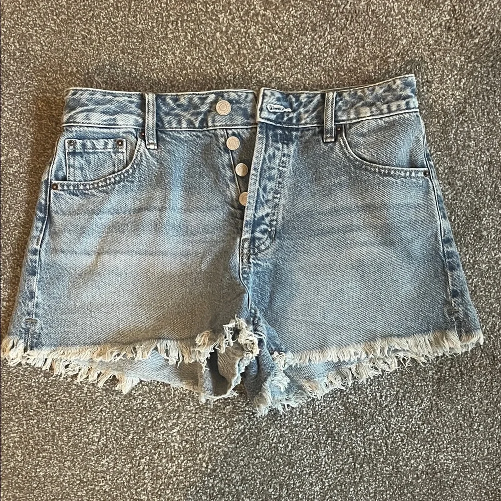 PacSun Light Blue Jean Shorts - Picture 2 of 5